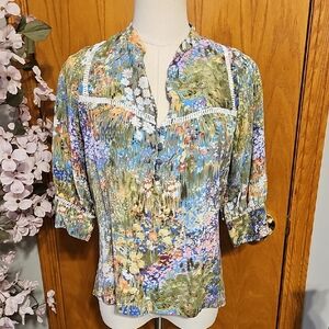 Anthropologie Dolan 100% Silk Top